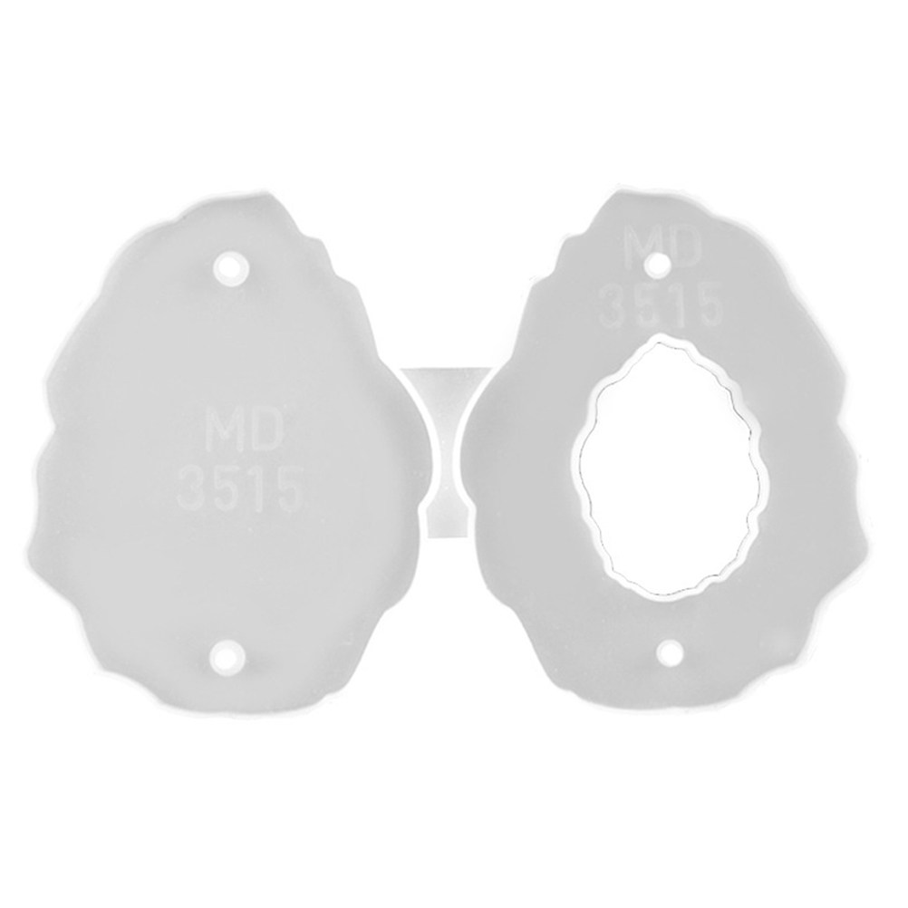 Art And Craft Photos - 1Pcs Elliptical Picture Frame Mold Food