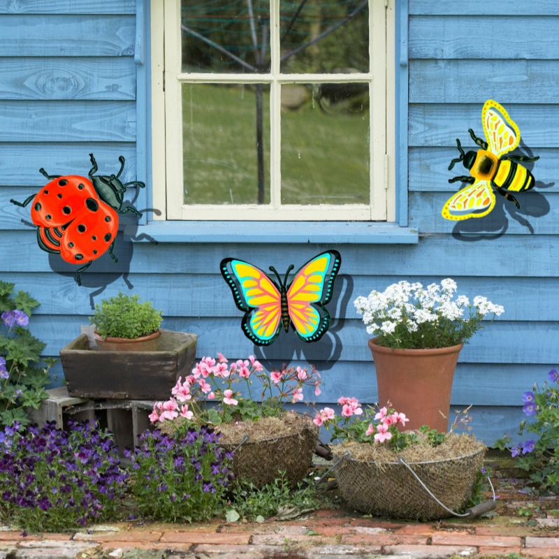 Art Craft Butterfly - 3PCS Butterfly Iron Crafts Home Decor