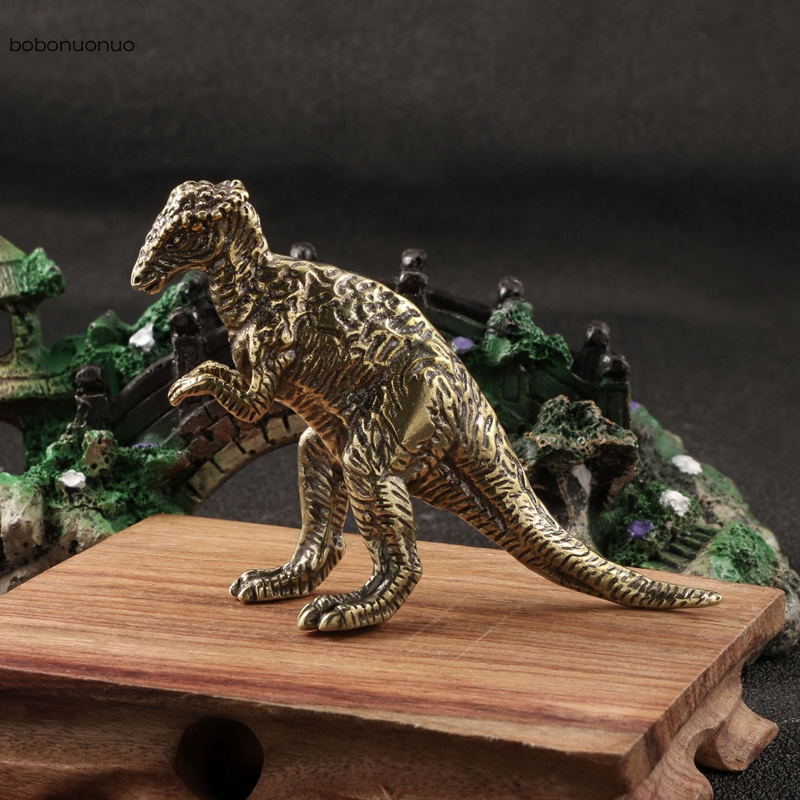 Dinosaur And Craft - Solid Brass Jurassic Dinosaurs family Small