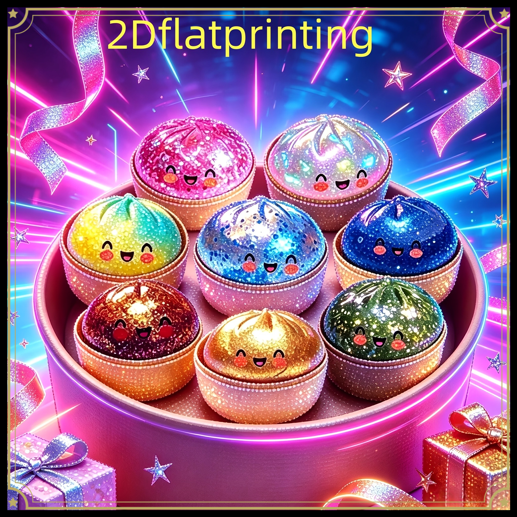 Art Craft Room Ideas - Full Round Diamond Painting Cute Bao
