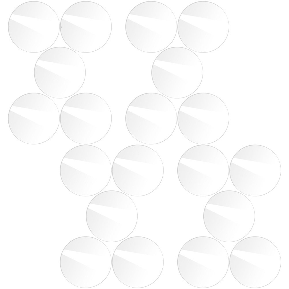 Art And Craft Photos - 20Pcs Round Clear Acrylic Disc Smooth