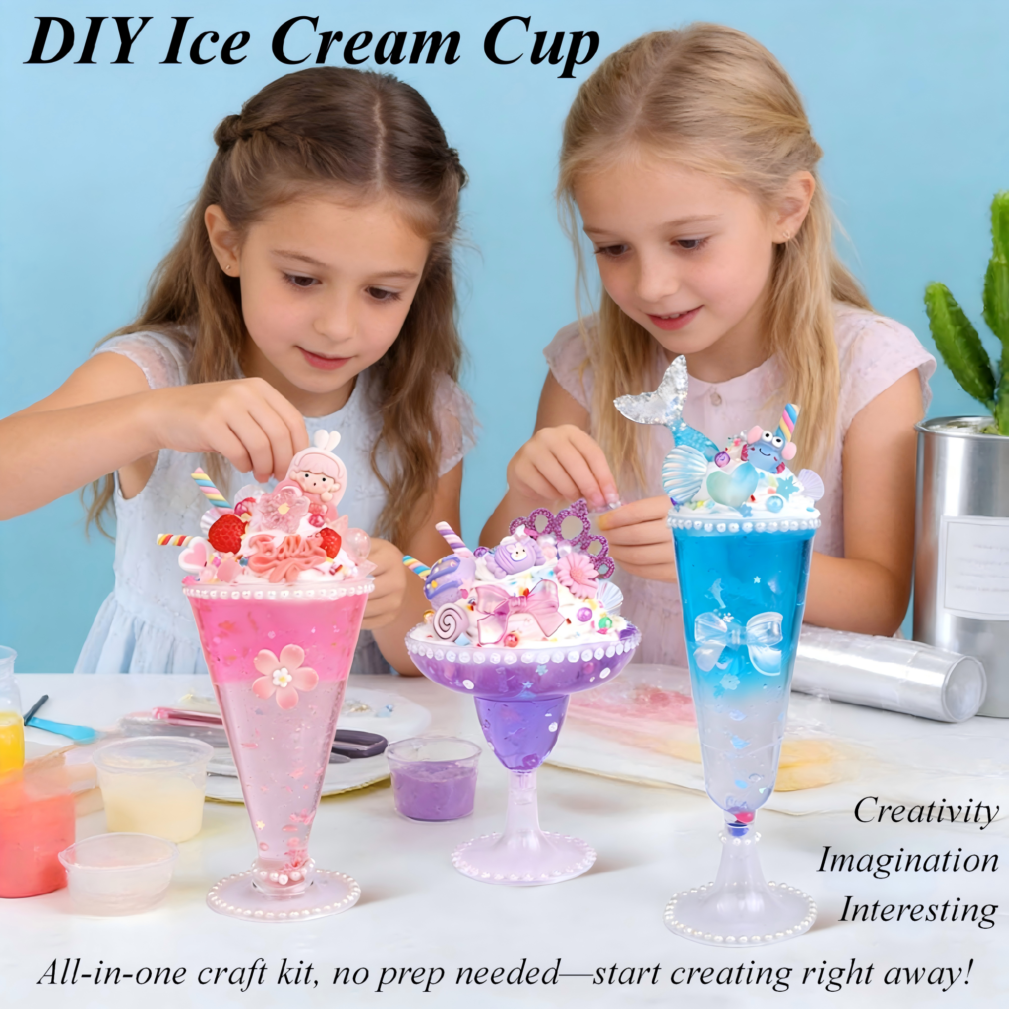 Art Craft Girl - DIY Cream Glue Ice Cream Cup