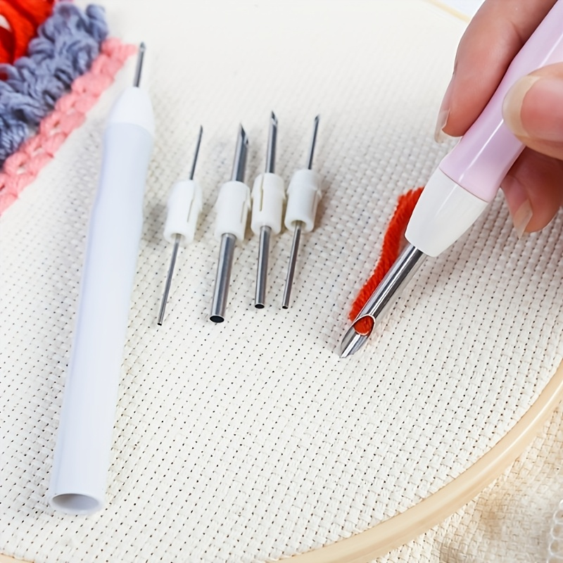 Punch Needle Kit - Versatile Punch Needle Set- Includes 6
