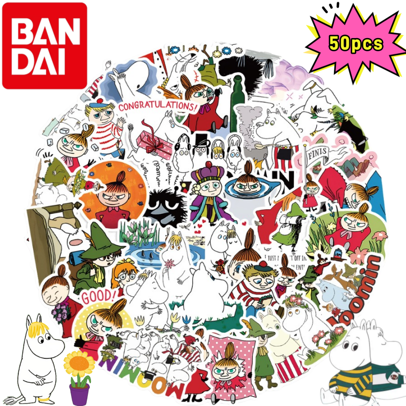 Origami Paper Set - New Moomin Valley 50PCS Sticker High