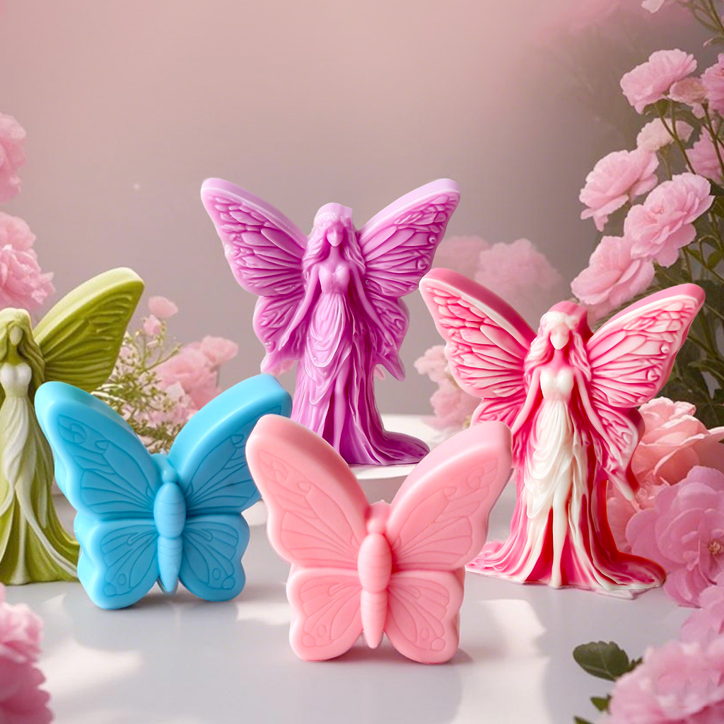 Butterfly Fairy Silicone Mold  - Soy Candle Fragrance Oil avis et prix