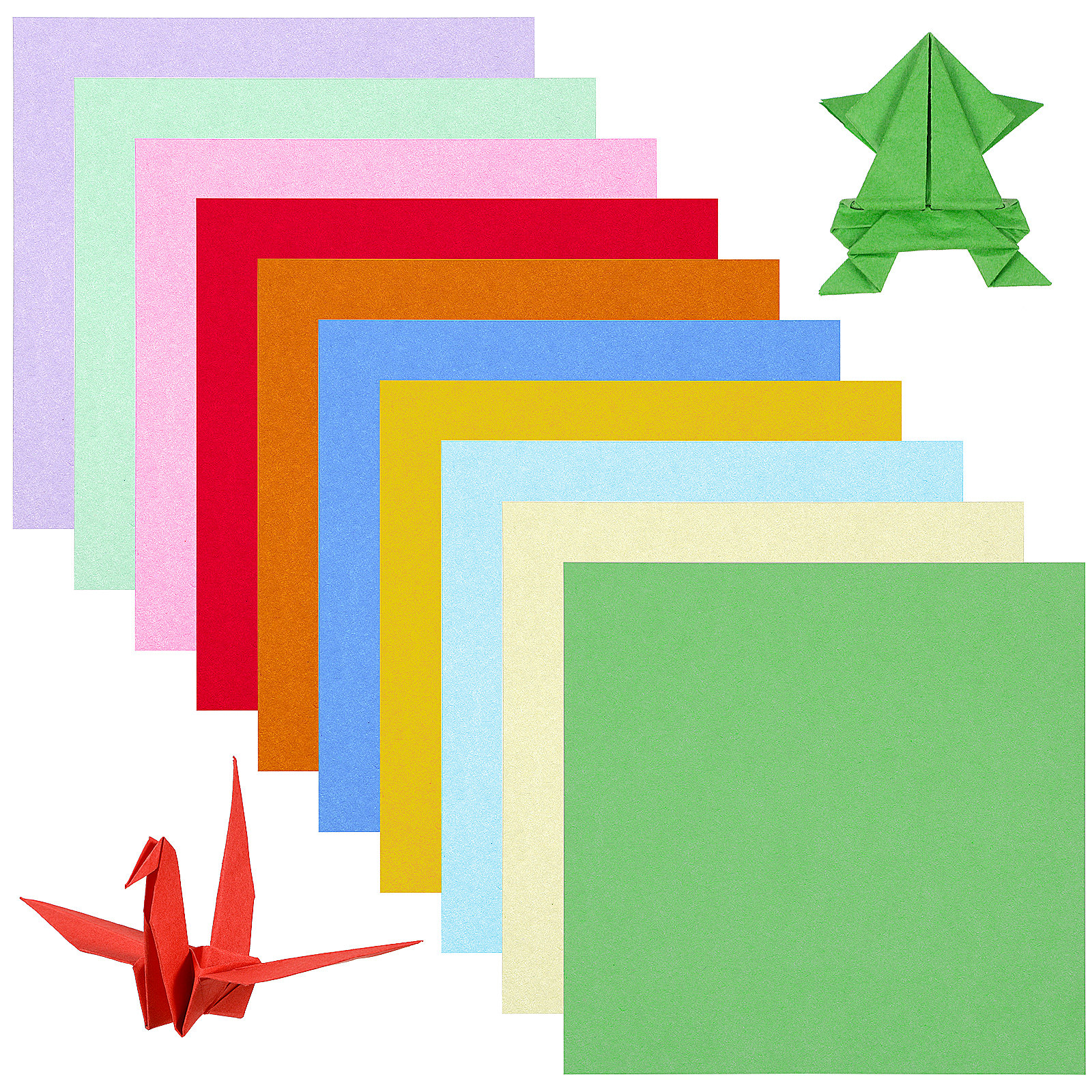 100 Sheets Colorful Square Ori - Craft And Art Difference avis et prix