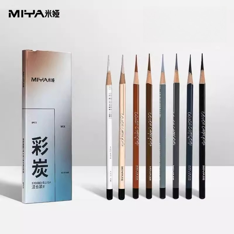 MIYA Colorful Charcoal Pencils - Sketching Charcoal Set avis et prix