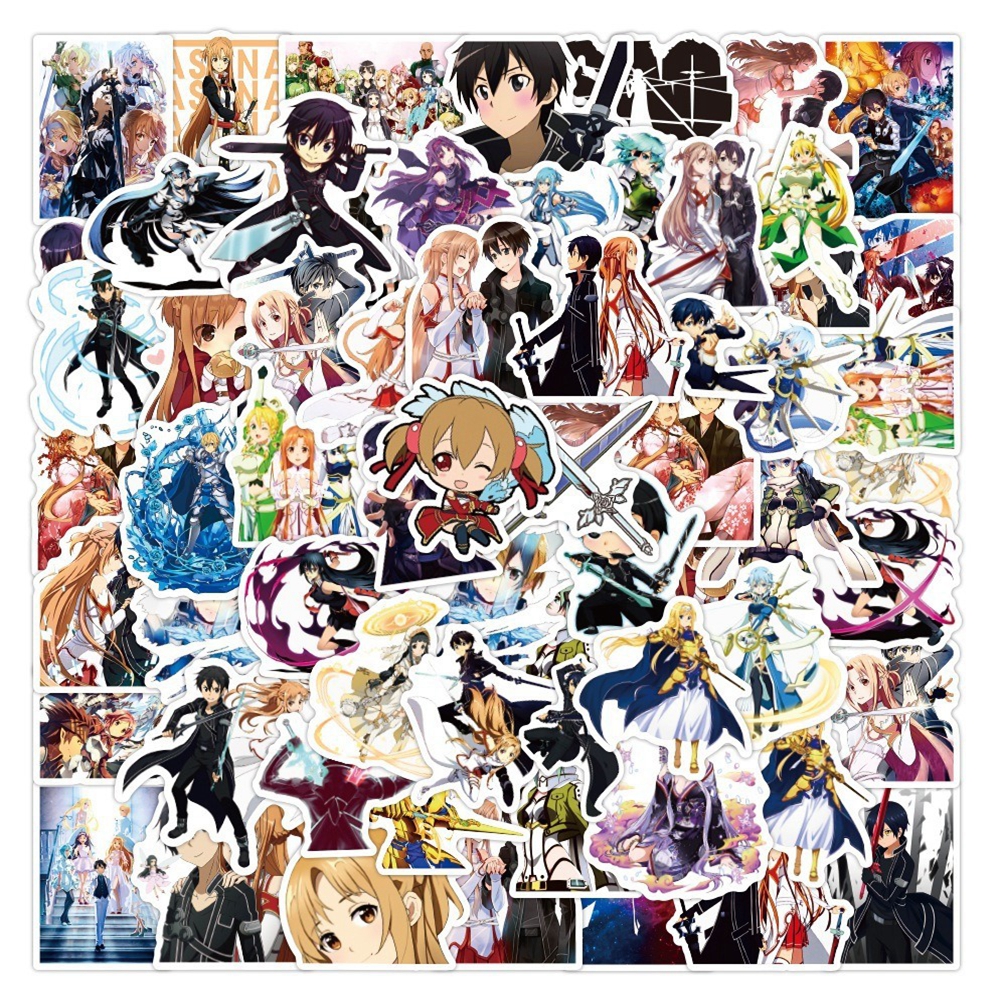 1 Pack Anime Sticker Sword Art - Art Craft Online avis et prix