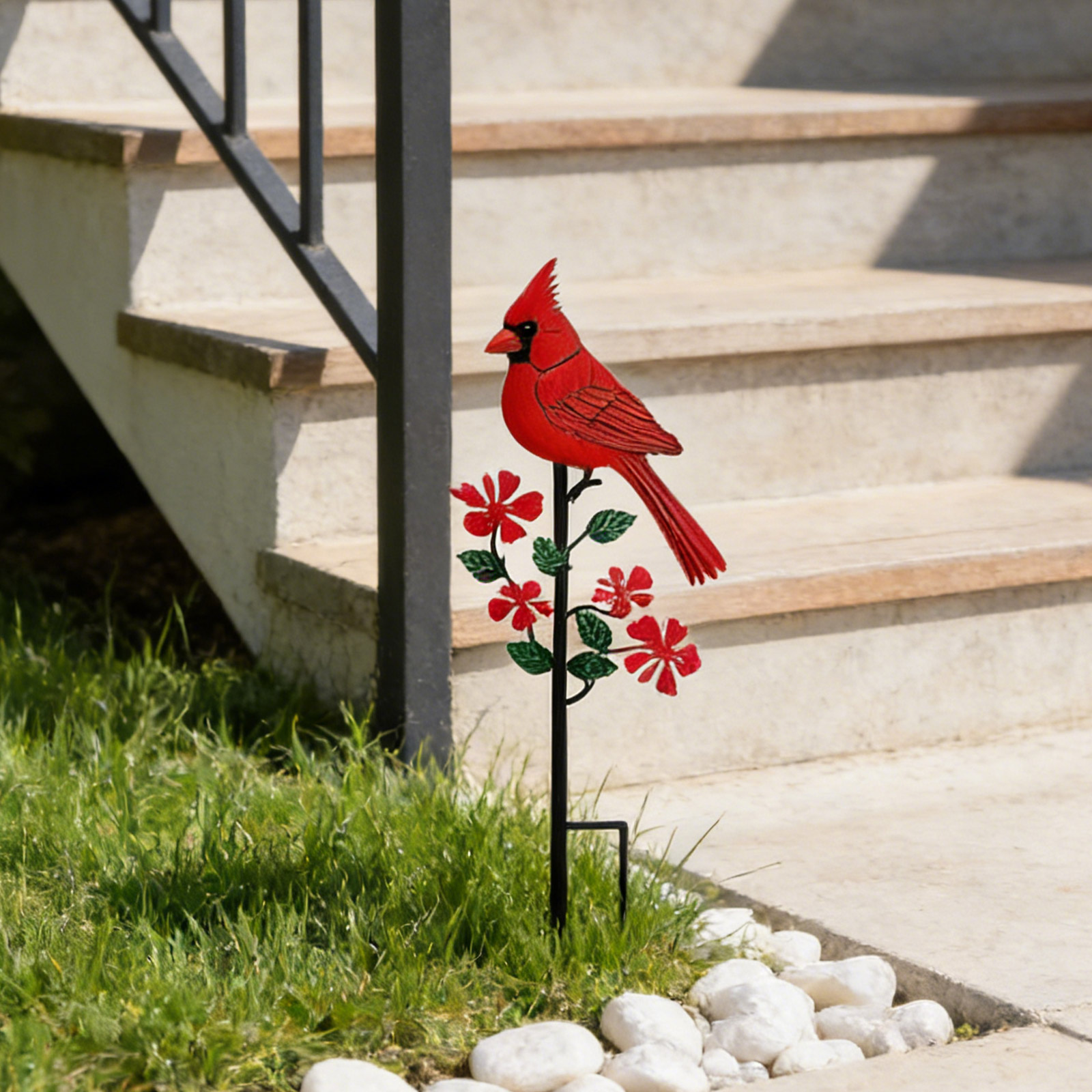 2D Flat Red Bird Design Garden - Art And Craft Photos avis et prix