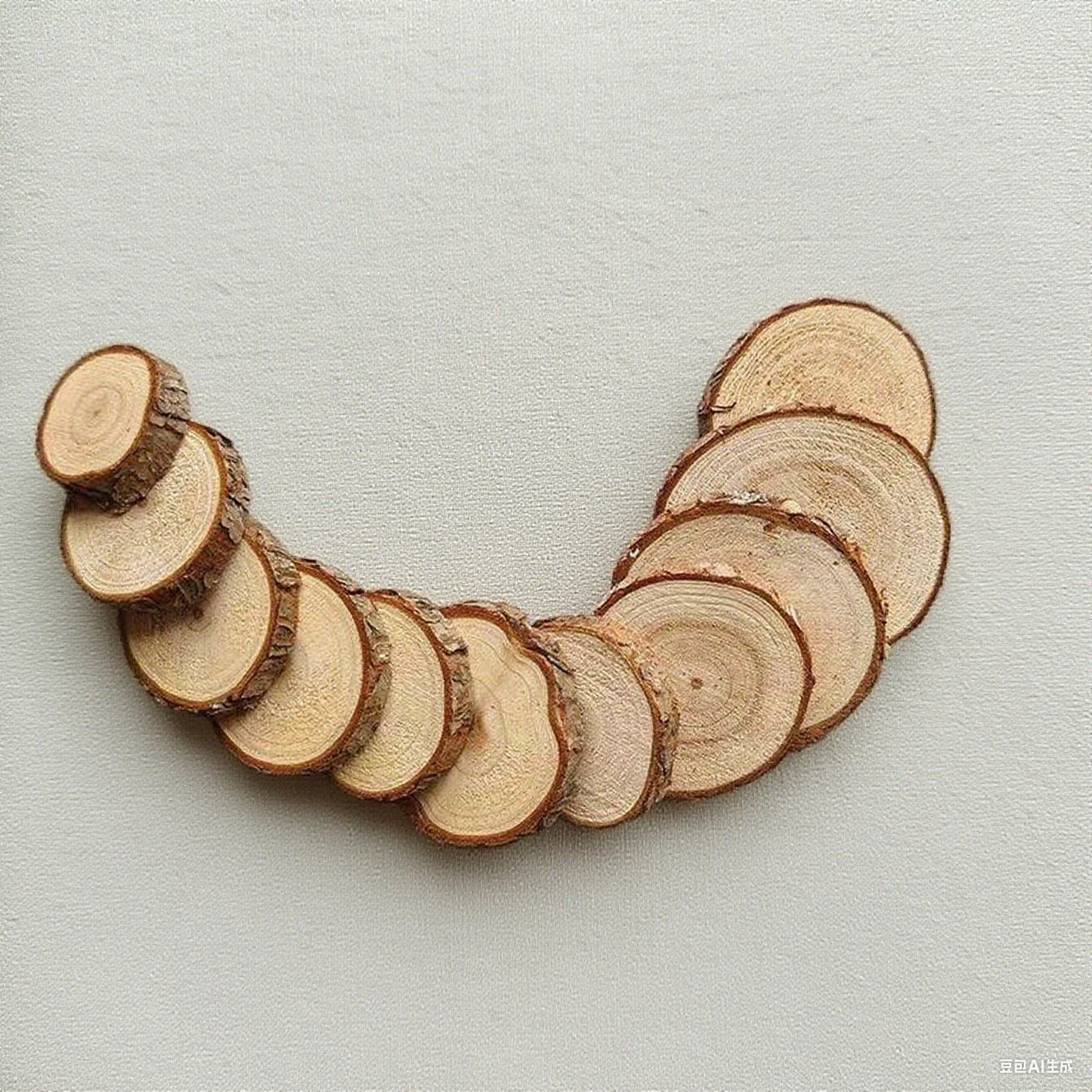 1-30Pcs Natural Pine Wood Slic - Art And Craft Photos avis et prix