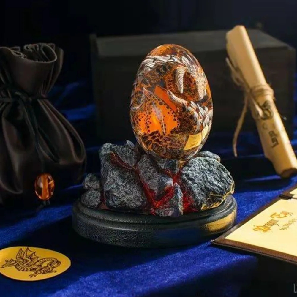 Lava Dragon Egg Statue With St - Dinosaur And Craft avis et prix