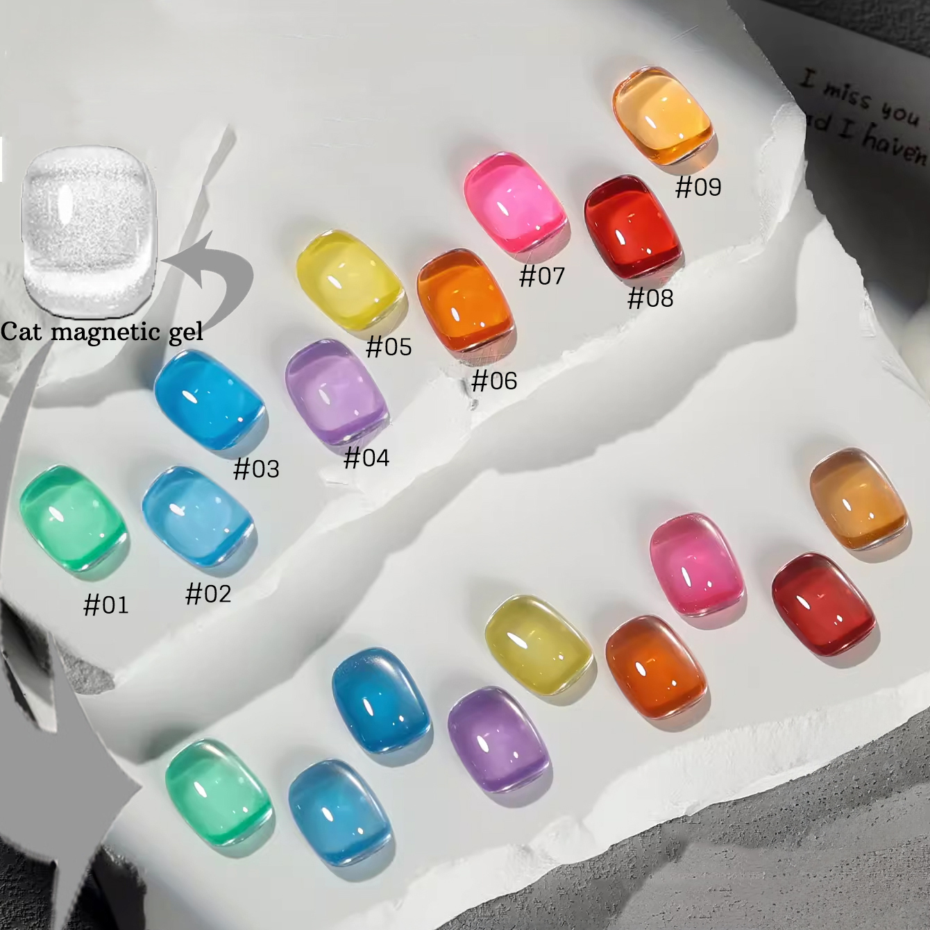 MIANEL Colorful Gel Nail Polis - Art Craft Online avis et prix
