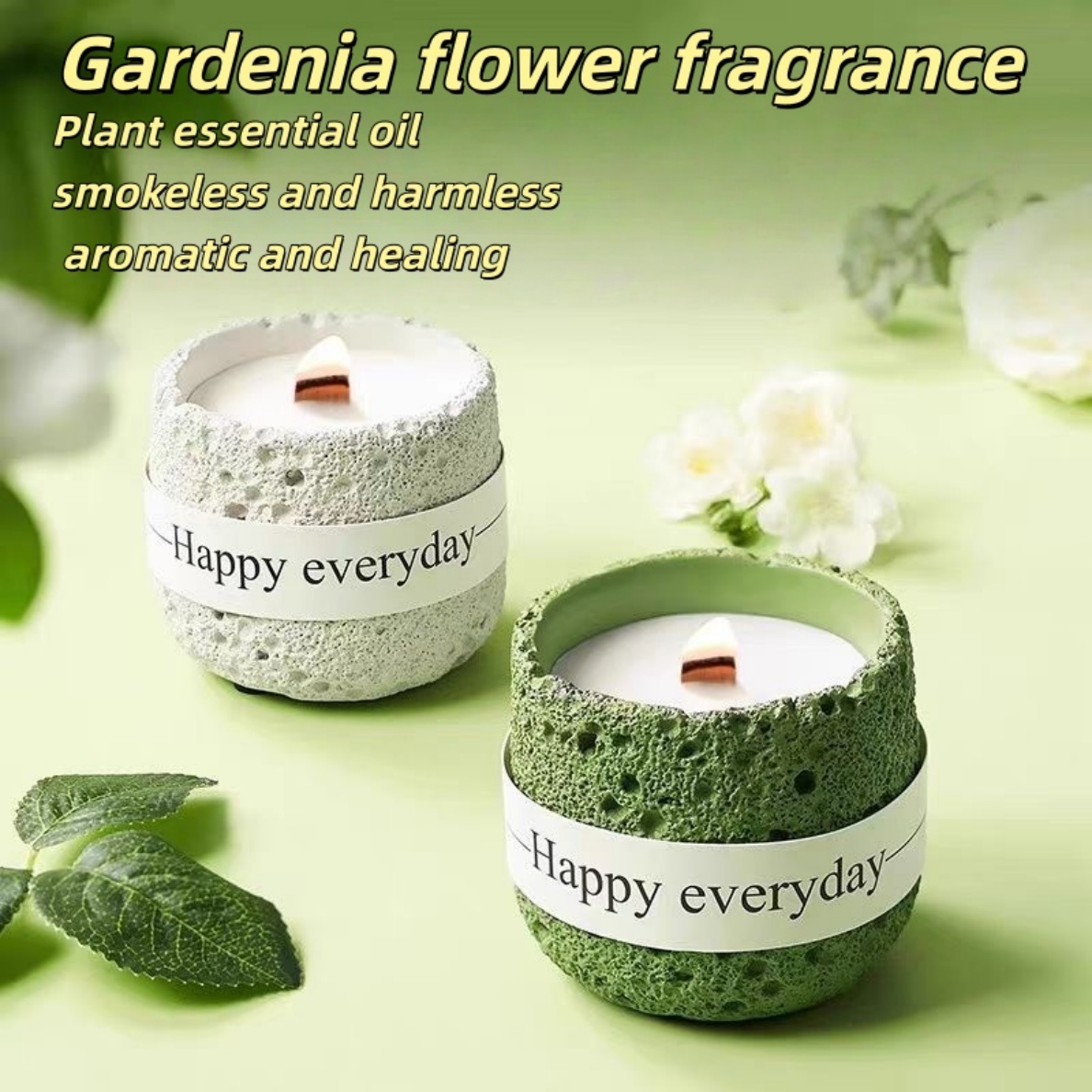 Nordic style color gypsum cup  - Soy Candle Fragrance Oil avis et prix