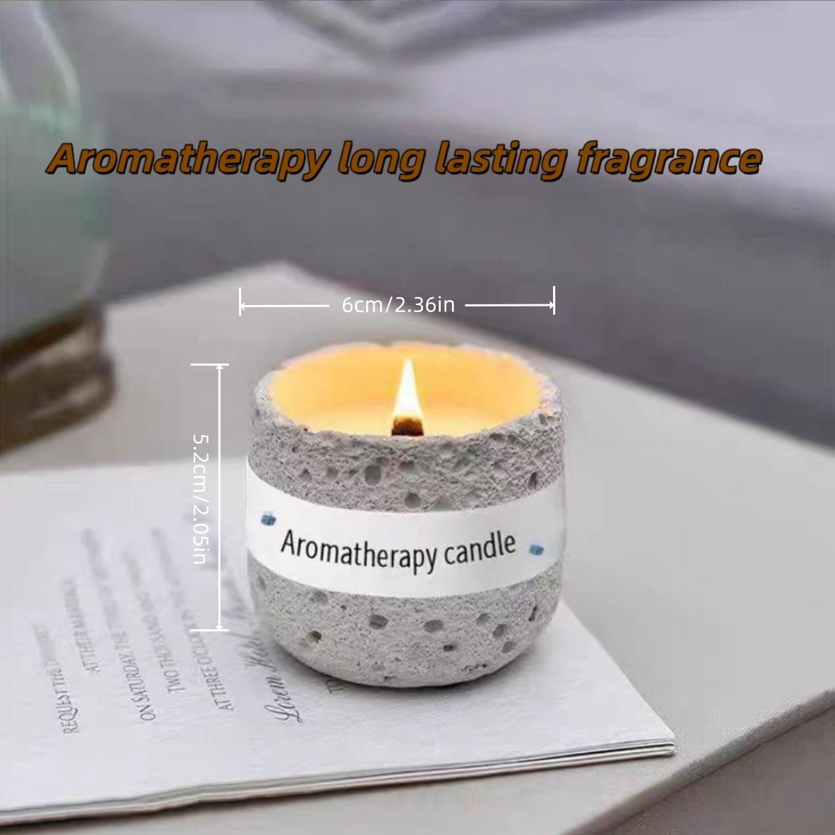 Nordic style color gypsum cup  - Soy Candle Fragrance Oil avis et prix