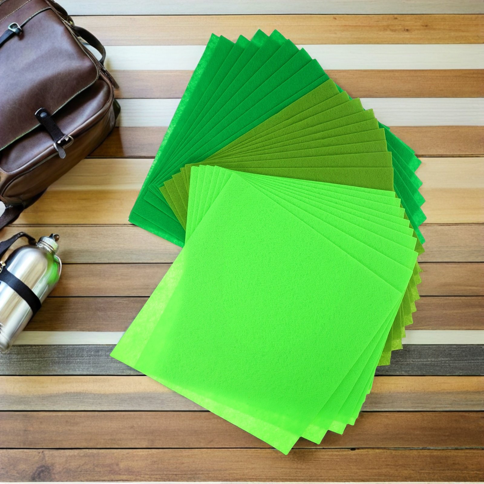 30Pcs Green Felt Sheets Thick  - Art And Craft Autumn avis et prix