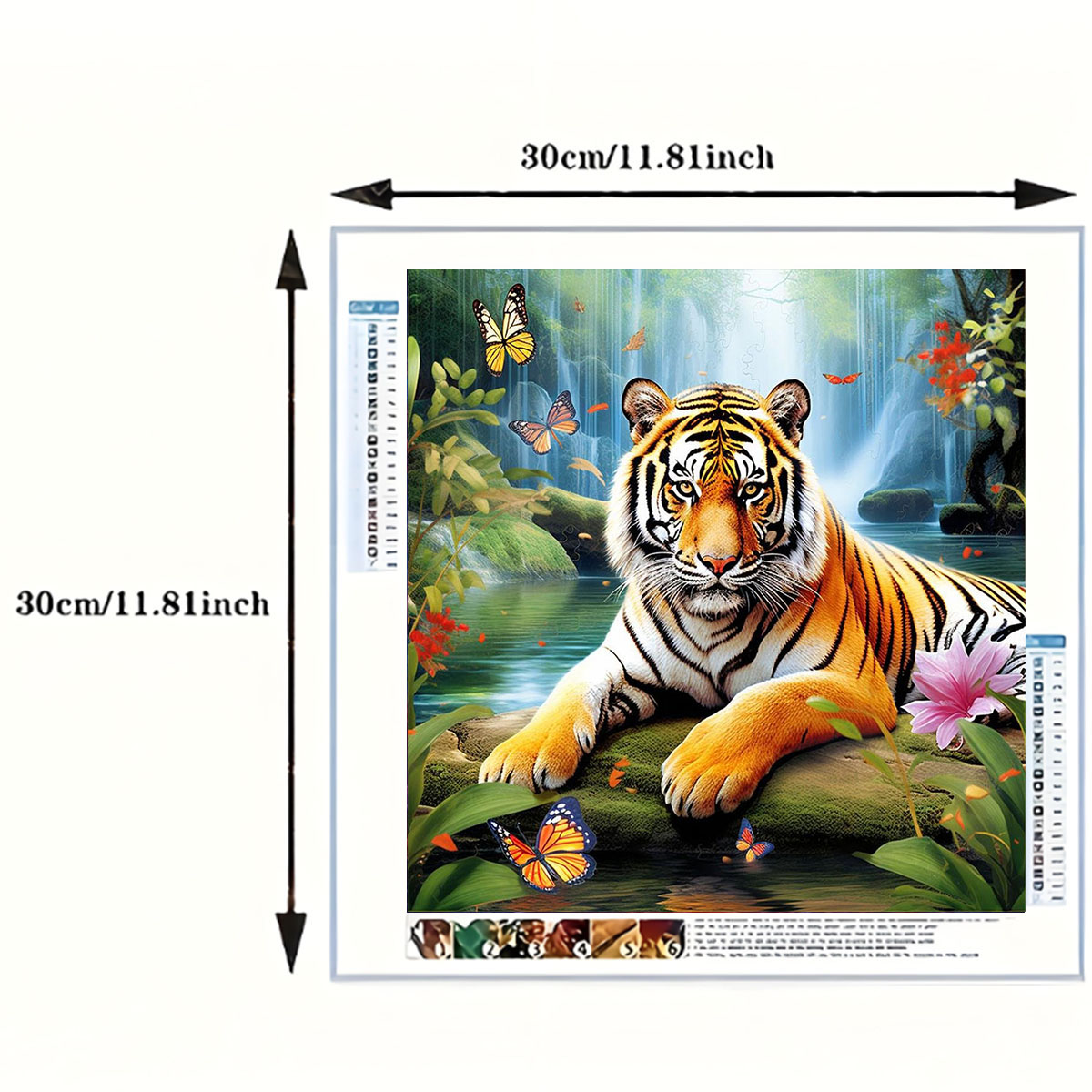 1 set of Tiger King Diamond Pa - Art Craft Animals avis et prix
