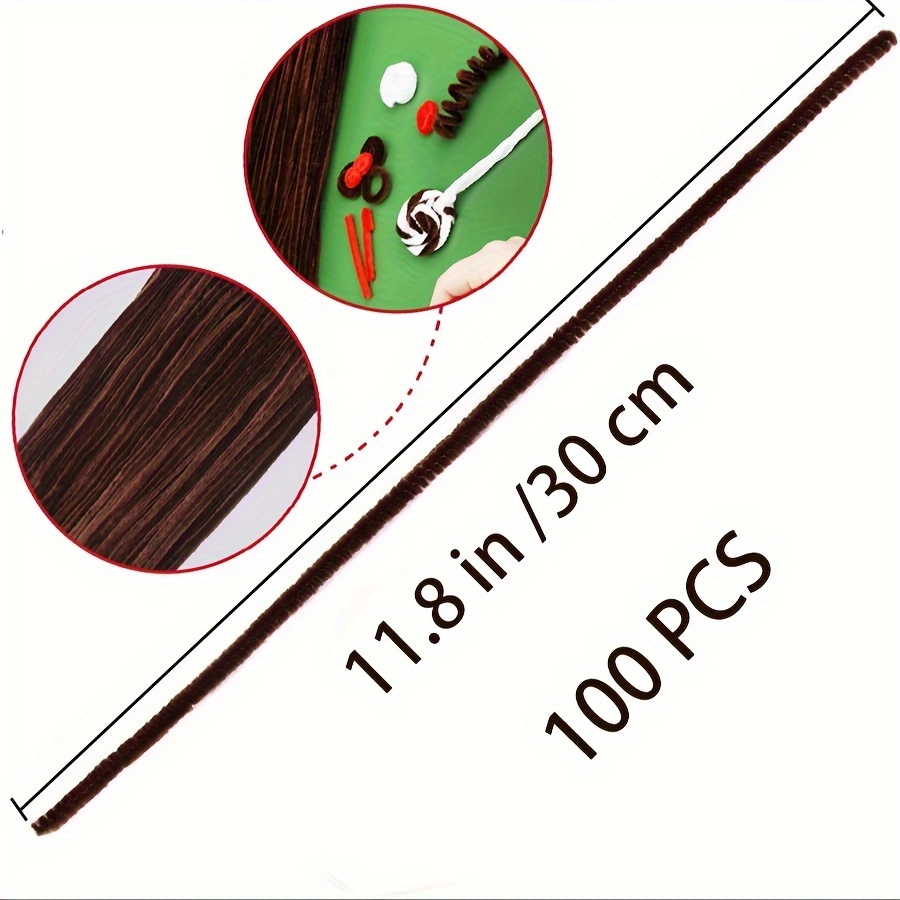 100 Pcs Coffee Pipe Cleaners,P - Art Craft Shop avis et prix