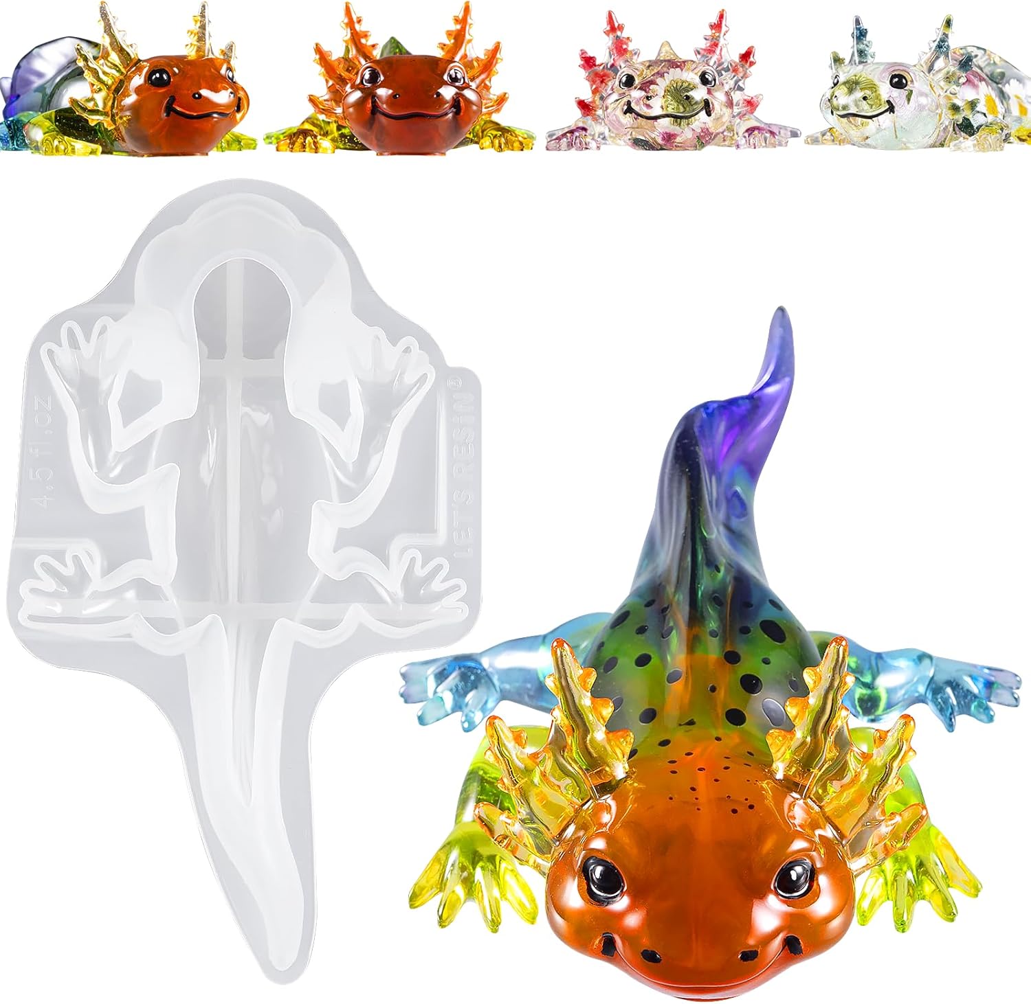 Large Axolotl Resin Molds Sili - Art Craft Animals avis et prix