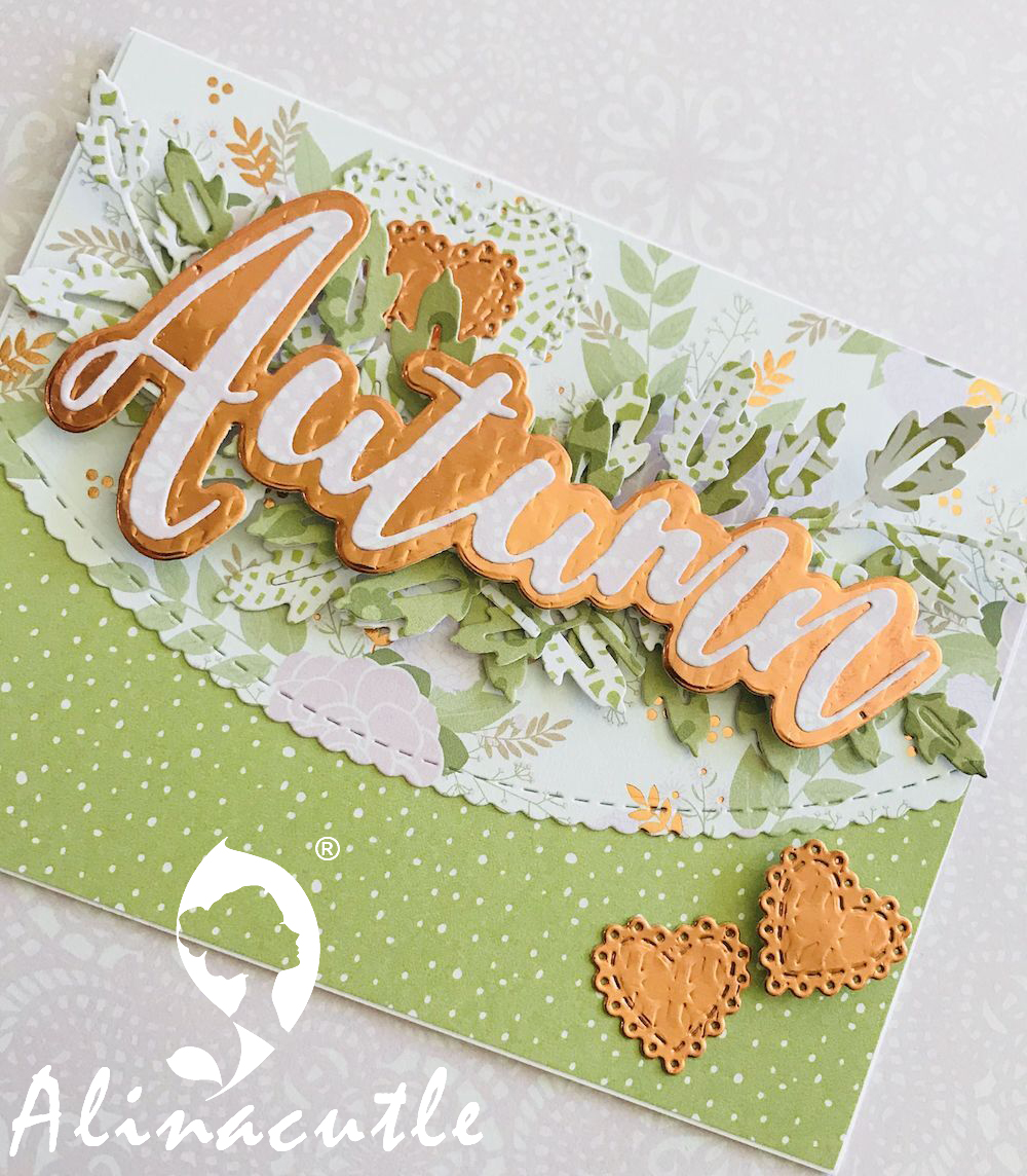 METAL CUTTING DIES cut AlinaCr - Art And Craft Autumn avis et prix