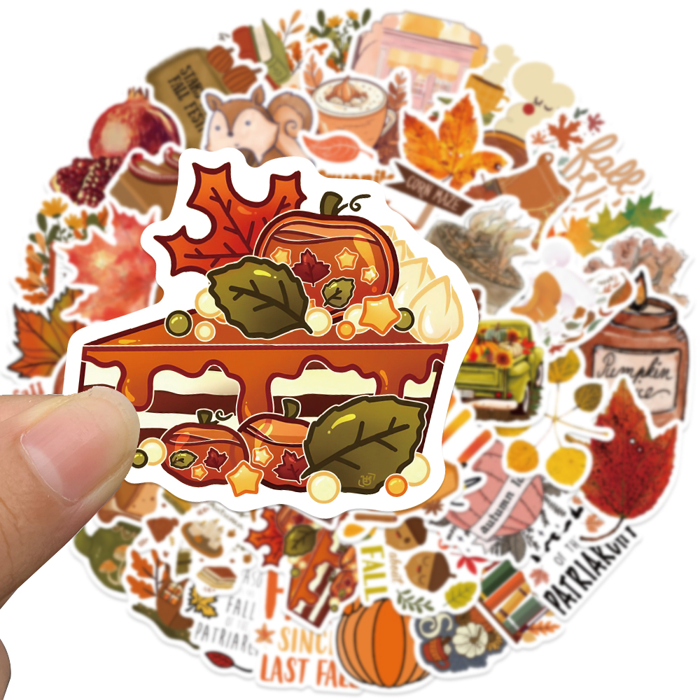50PCS Cute Autumn Fall Sticker - Art And Craft Autumn avis et prix