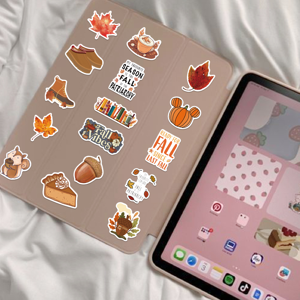 50PCS Cute Autumn Fall Sticker - Art And Craft Autumn avis et prix