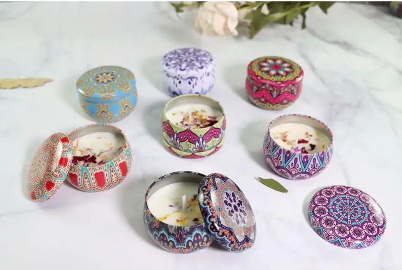 New Scented Candle Tin Jar Por - Soy Candle Fragrance Oil avis et prix