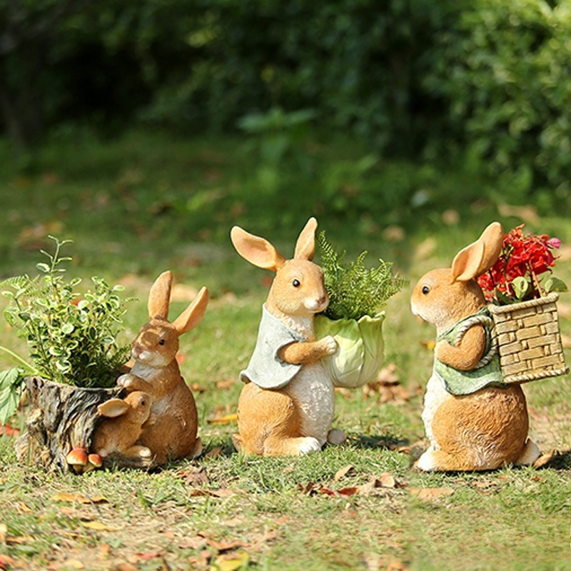 Outdoor Garden Statues Rabbit  - Art Craft Animals avis et prix