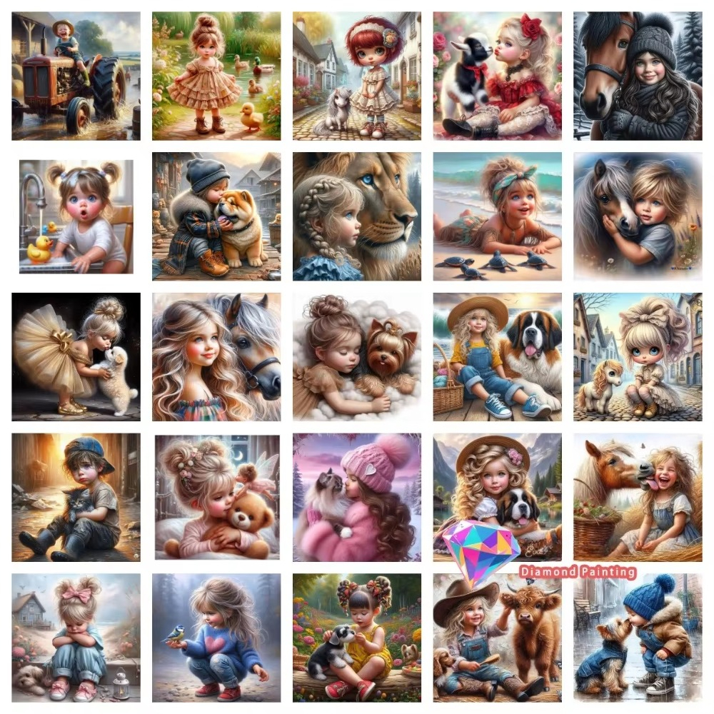 1PC frameless Boys Girls Pet F - Art Craft Girl avis et prix