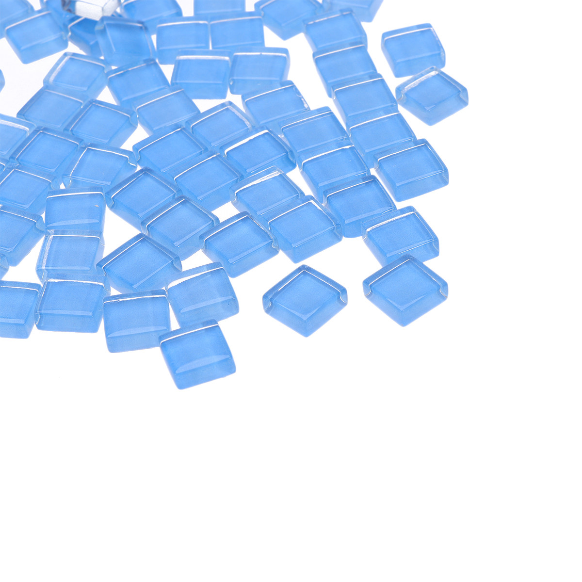 100Pcs Light Blue Square Plast - Art And Craft Photos avis et prix