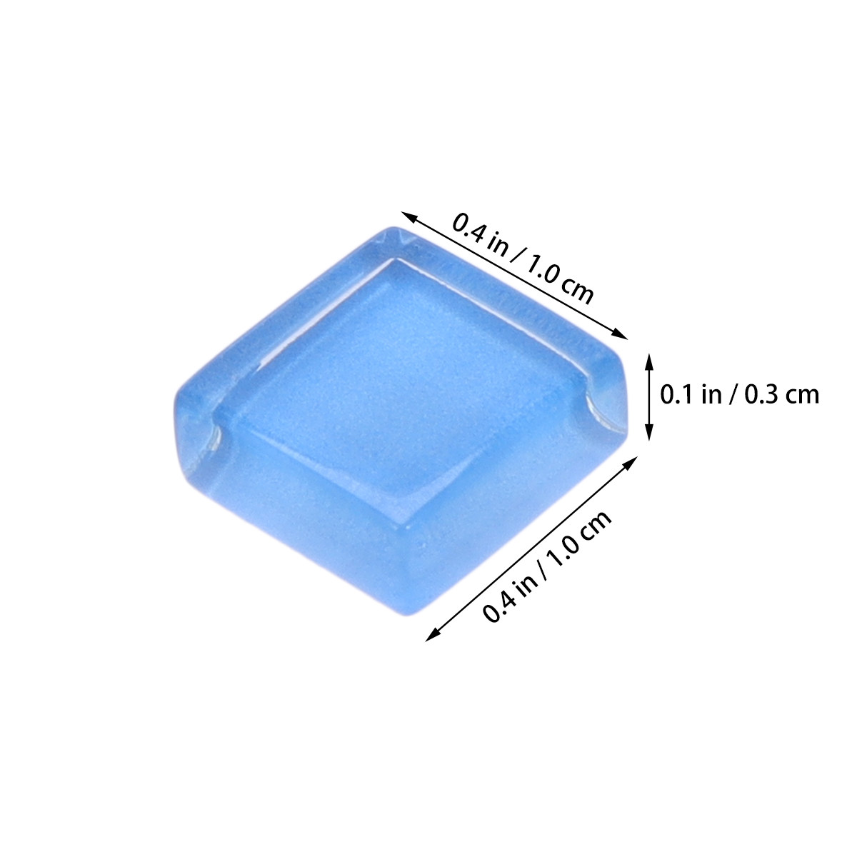 100Pcs Light Blue Square Plast - Art And Craft Photos avis et prix