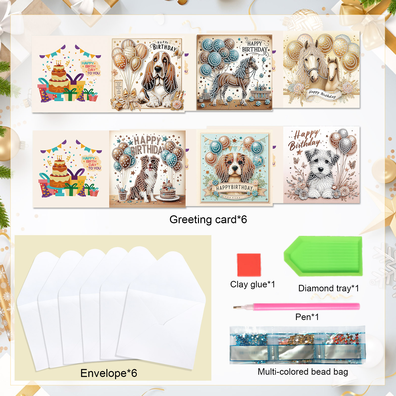 6 Pcs Diamond Art Painting Gre - Art Craft Animals avis et prix