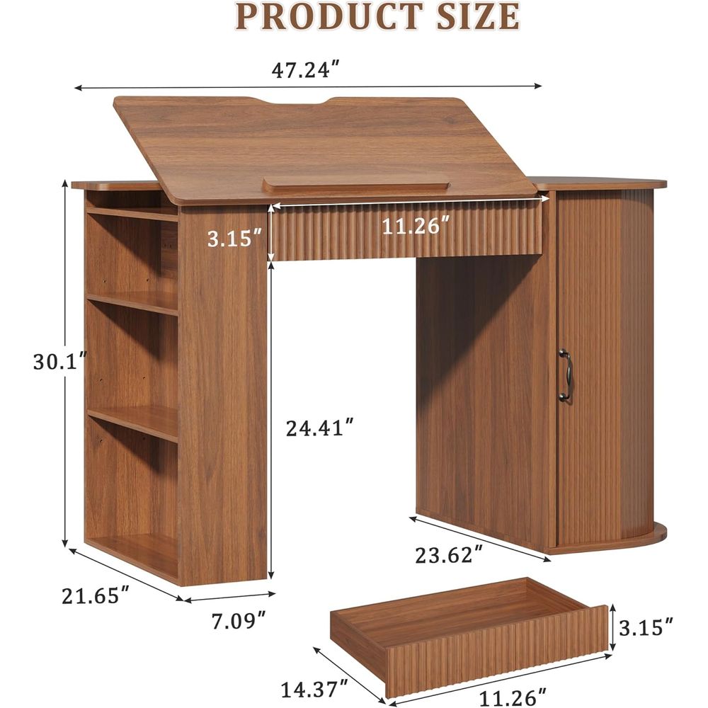 Storage Cabinet Desk with Draw - Art & Craft Be avis et prix