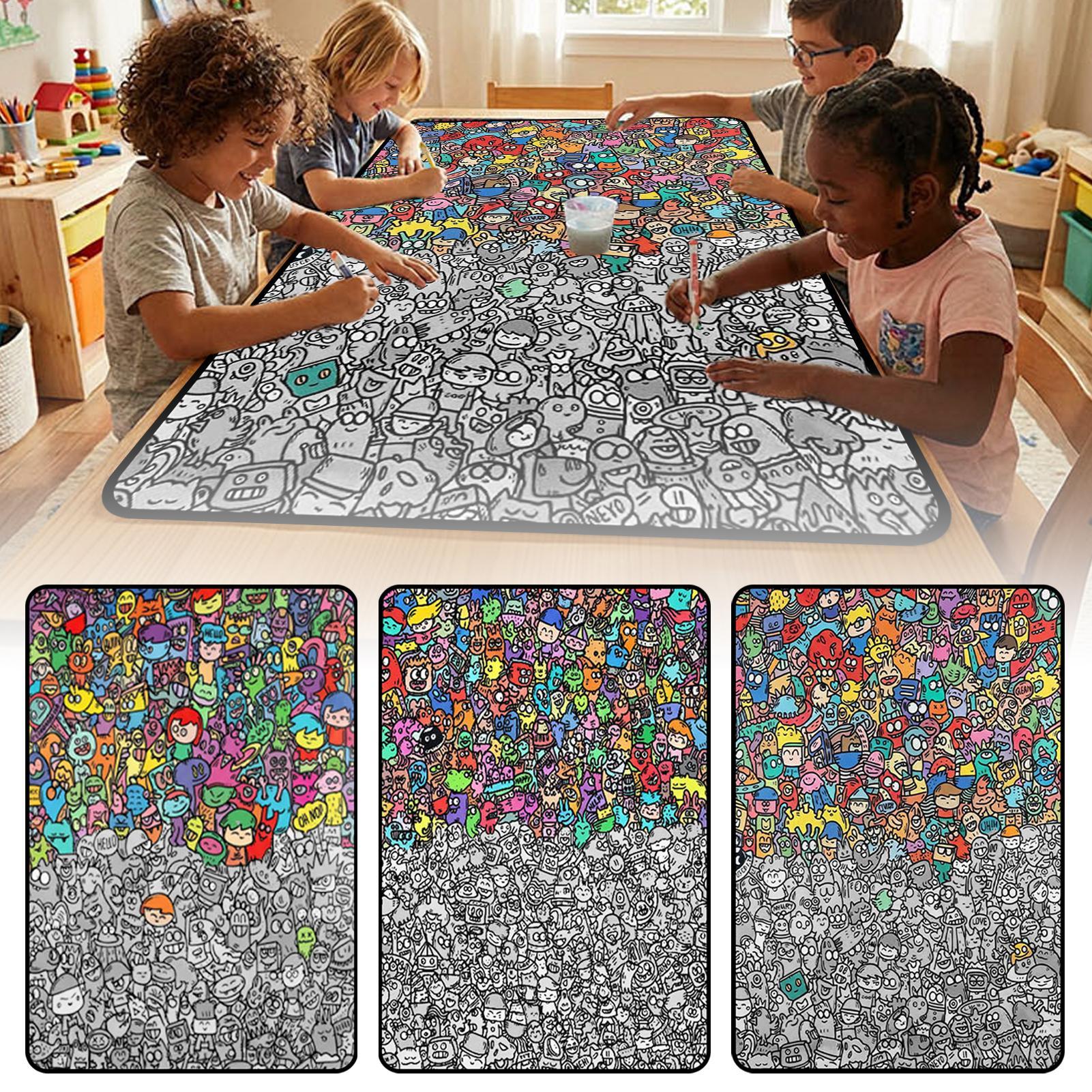 Coloring Blanket DIY Washable  - Art Craft For Preschool avis et prix