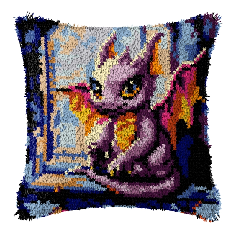 Dinosaur Latch Hook Pillow Kit - Dinosaur And Craft avis et prix