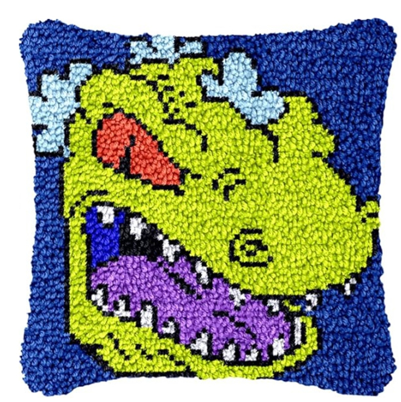 Dinosaur Latch Hook Pillow Kit - Dinosaur And Craft avis et prix