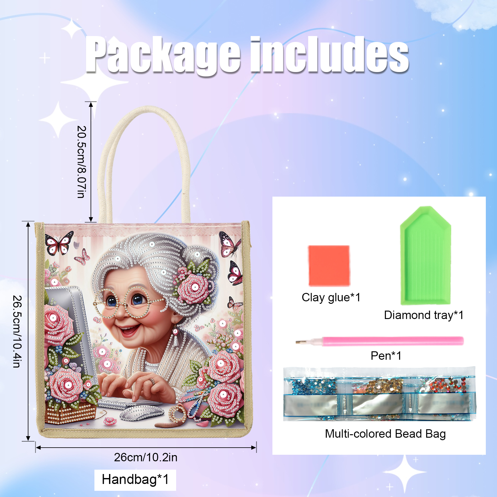 Diamond Art Painting Handbag K - Art Craft Shop avis et prix
