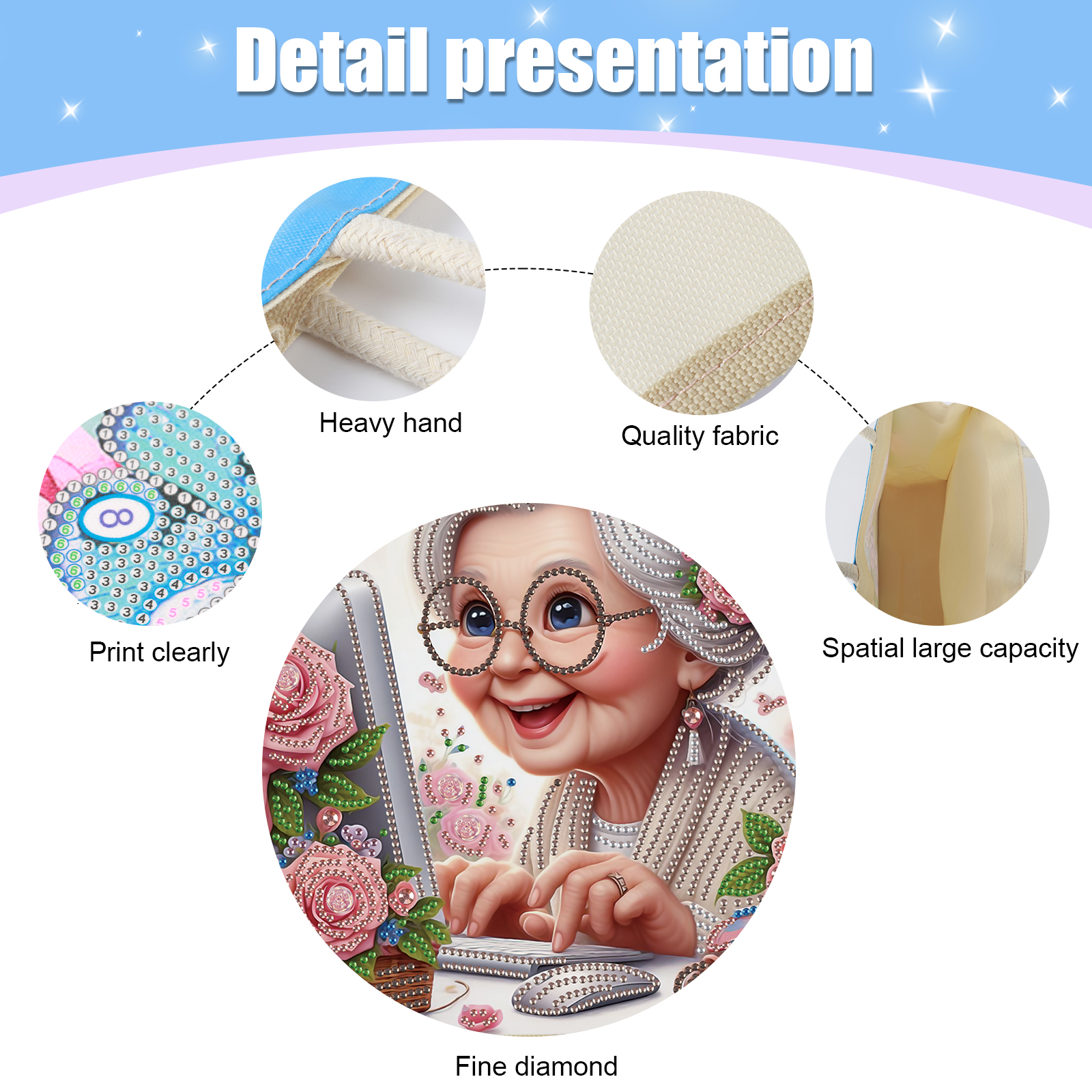 Diamond Art Painting Handbag K - Art Craft Shop avis et prix