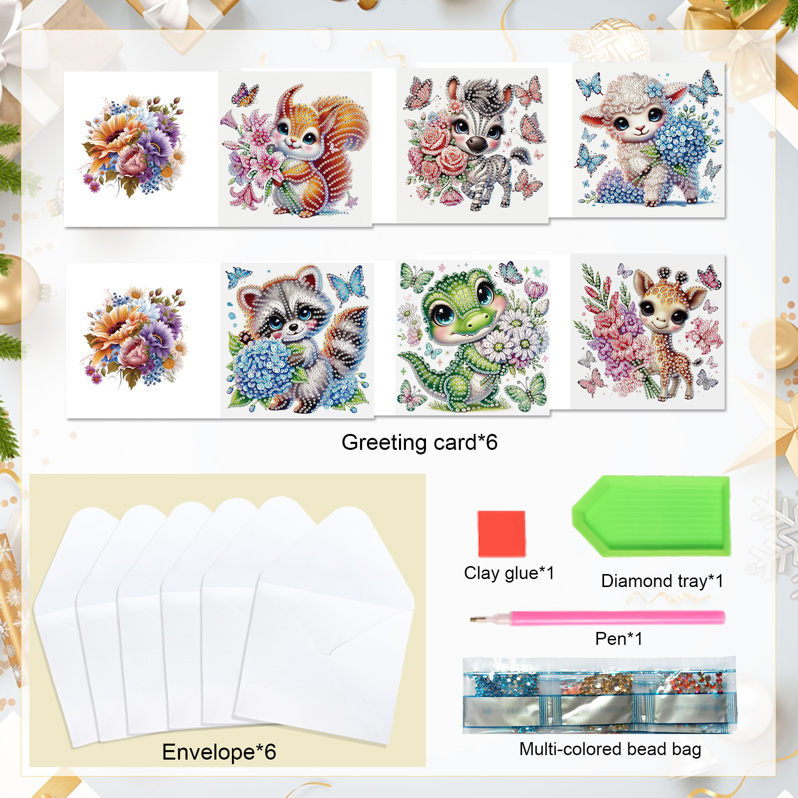 6Pcs Diamond Art Painting Gree - Art Craft Animals avis et prix
