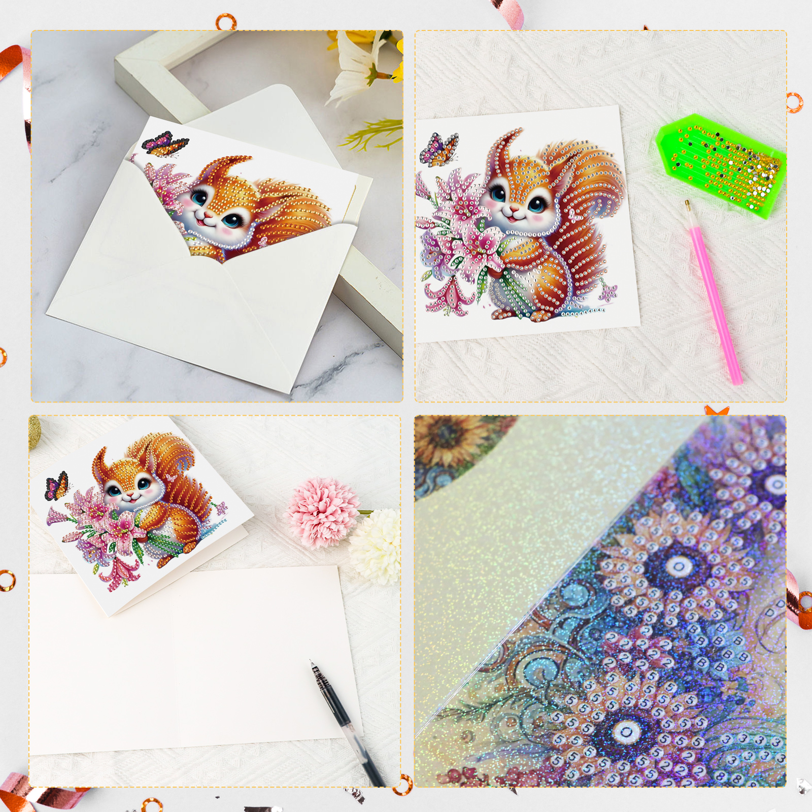 6Pcs Diamond Art Painting Gree - Art Craft Animals avis et prix