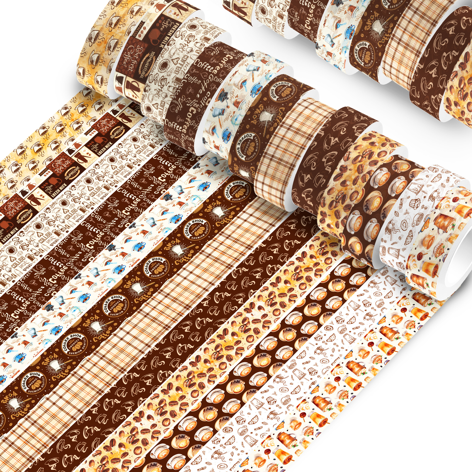 Vintage Coffee Pattern Washi T - Art And Craft Photos avis et prix