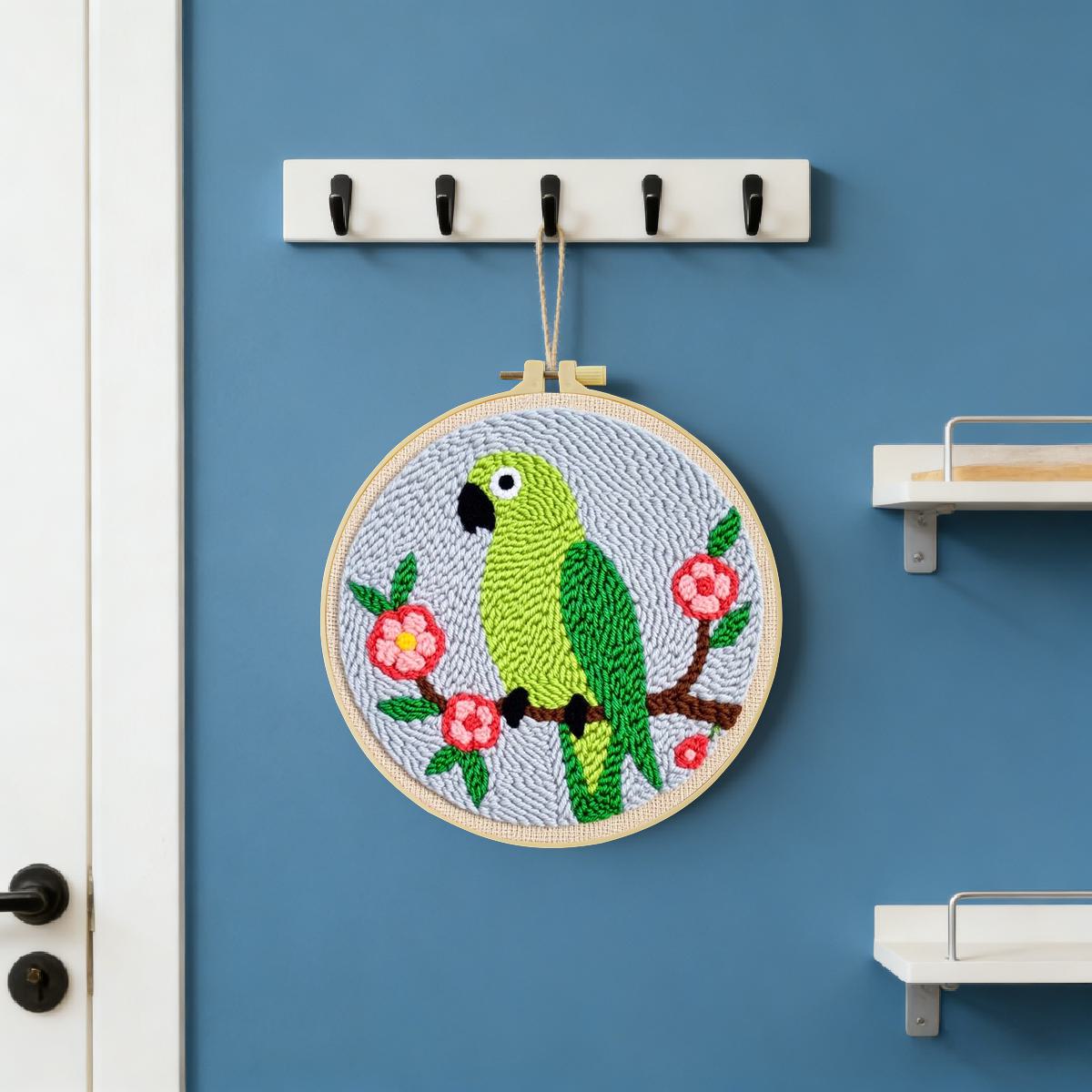 20X20CM/7.87inch Animal - Bird - Punch Needle Kit avis et prix
