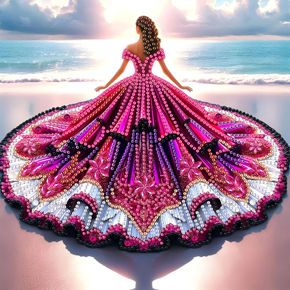 5D DIY Gorgeous Skirt Girl Par - Art Craft Girl avis et prix