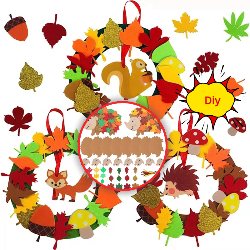 Autumn Creative Diy Wreath Cra - Art And Craft Autumn avis et prix