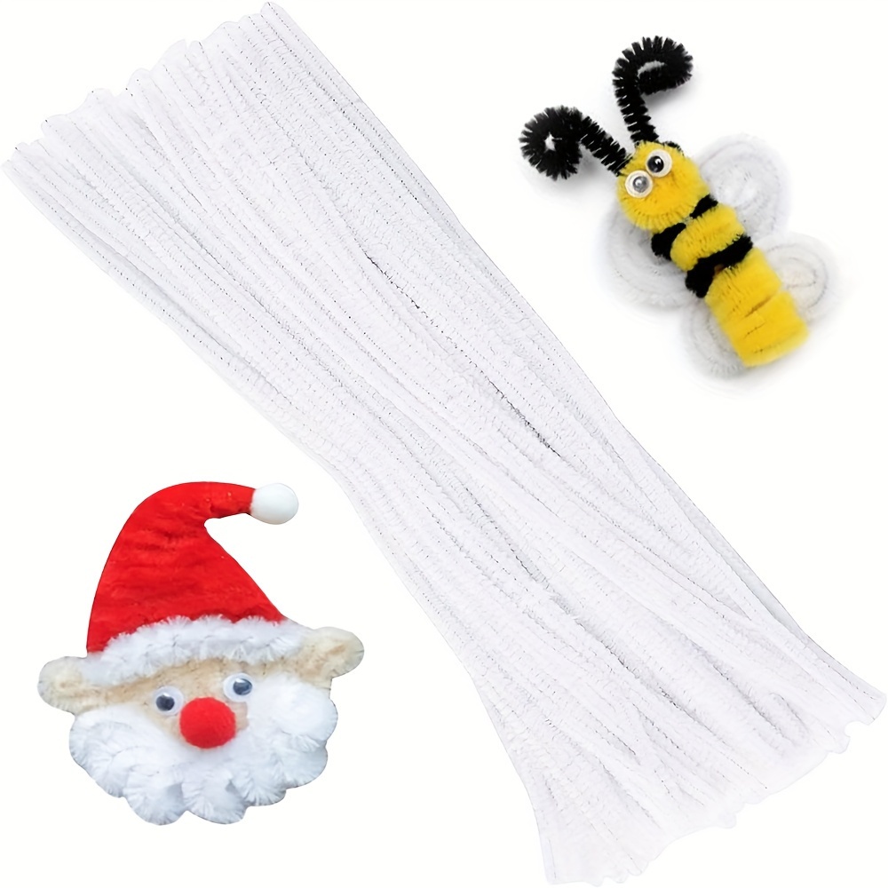 100 Pcs White Pipe Cleaners,Pi - Art Craft Shop avis et prix
