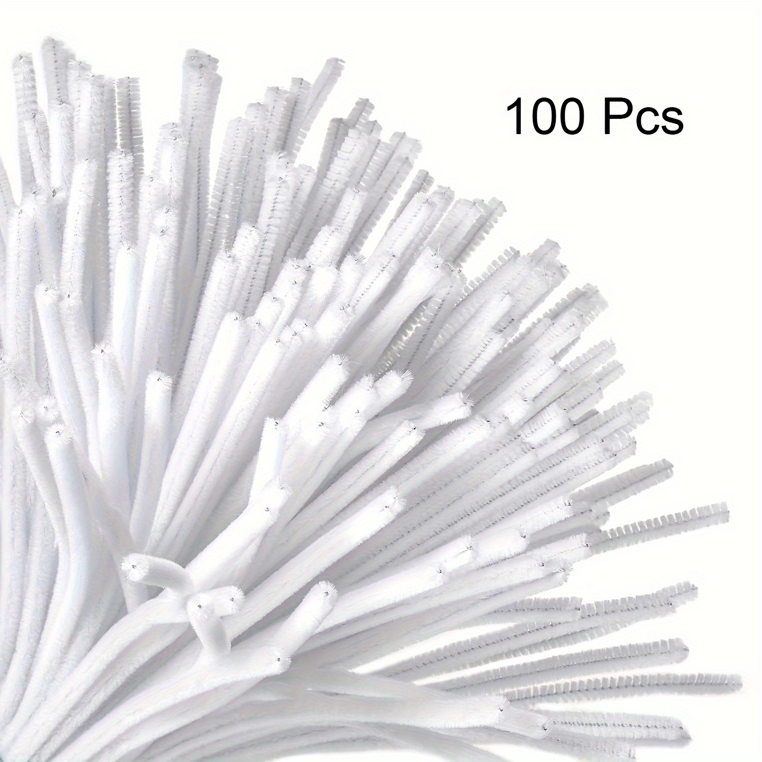 100 Pcs White Pipe Cleaners,Pi - Art Craft Shop avis et prix