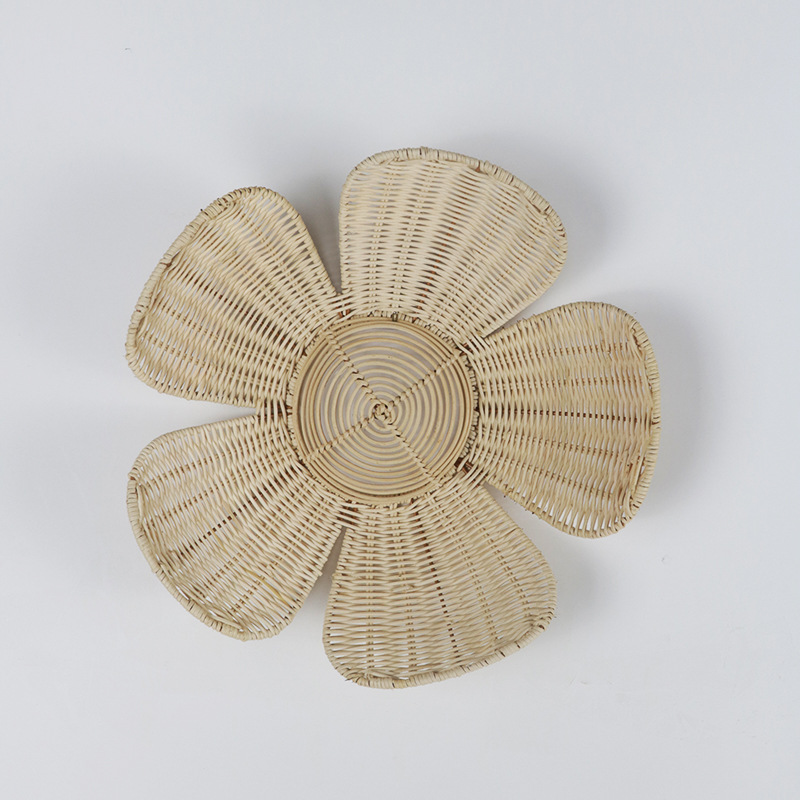 Nordic Woven Rattan Flower Wal - Art And Craft Photos avis et prix
