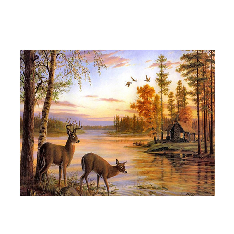 Autumn Forest Deer Diamond Pai - Art And Craft Autumn avis et prix