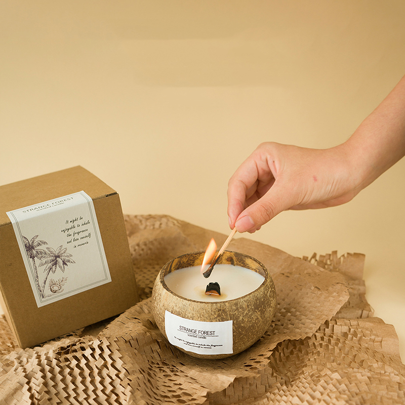 Coconut Shell Aromatherapy Can - Soy Candle Fragrance Oil avis et prix
