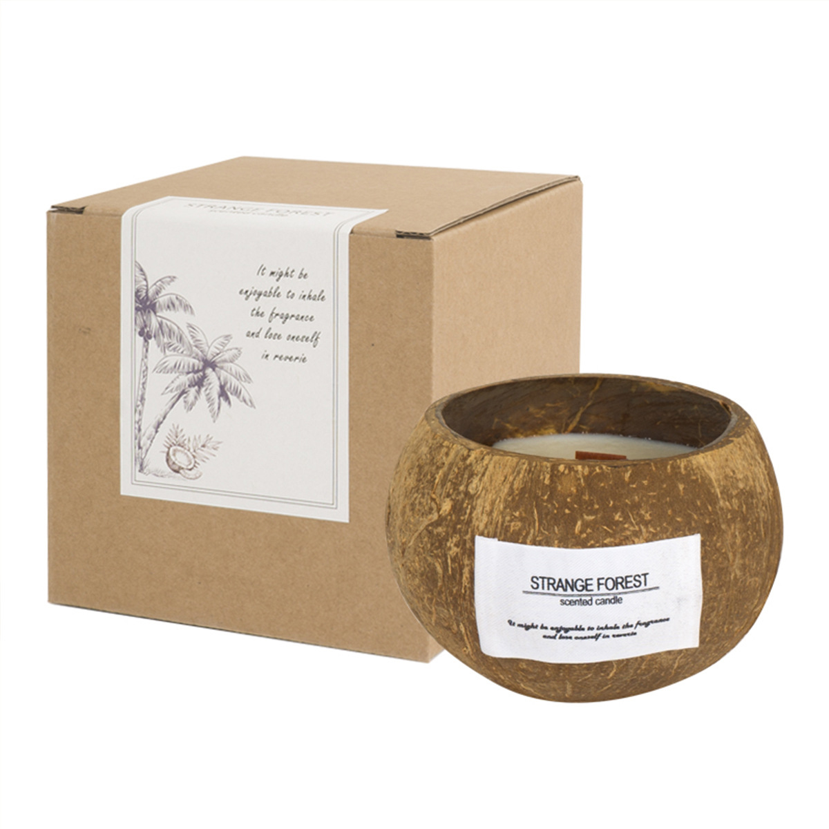 Coconut Shell Aromatherapy Can - Soy Candle Fragrance Oil avis et prix