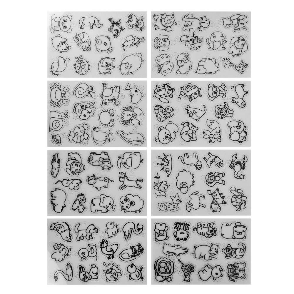8 PCS Cute Animal Heat Shrink  - Craft And Art Difference avis et prix